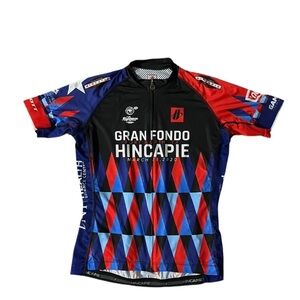 Hincape Gran Fondo Fort Worth Texas 2020 Womens M Full Zip Cycling Jersey Shirt